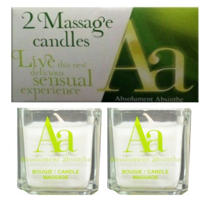 Absolut Absinth - 2 Massagekerzen Absolut Absinth - 2 Massagekerzen
